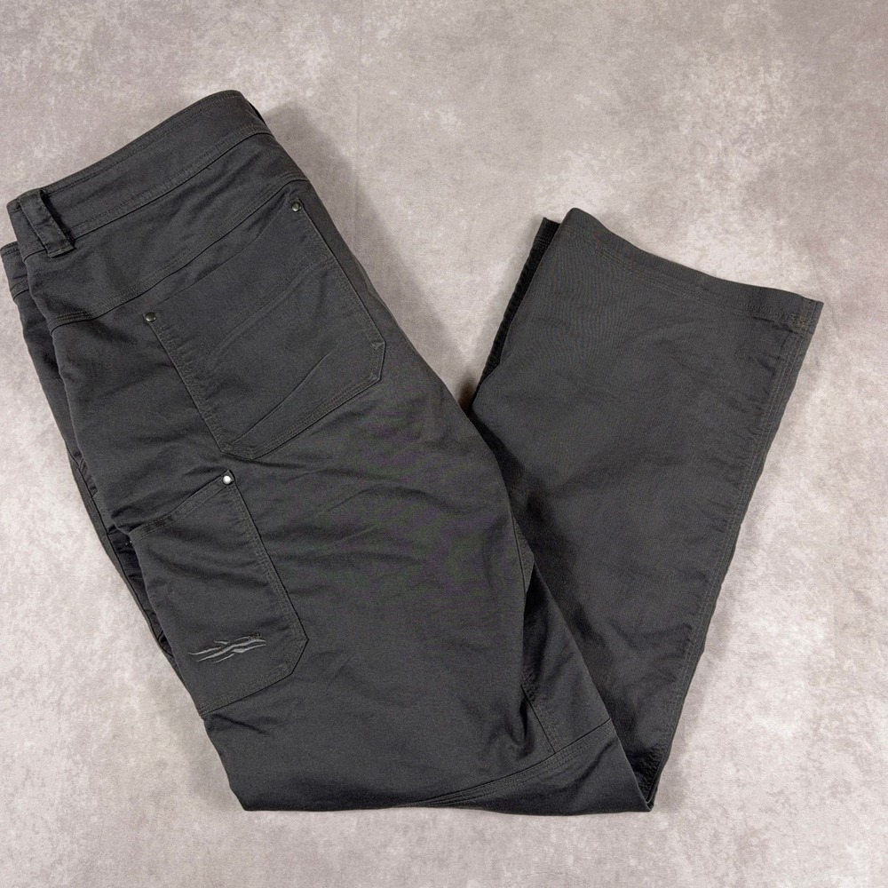 Sitka Gear Back Forty Pant Durable Outdoor Utility Work Trousers 38 Charcoal